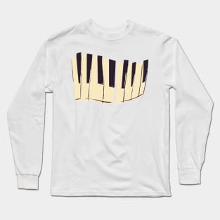 Piano Keys Long Sleeve T-Shirt